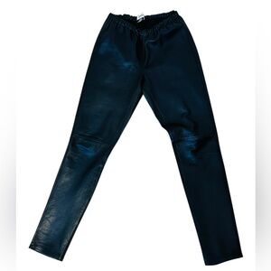 Vintage 80s Neiman Marcus Genuine Leather pants Trousers S